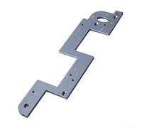 Gabarit de rainurage pour poignée d'armoire, poignée invisible en alliage d'aluminium pour portes de placard, cuisine, outil de positionnement rond pour bricolage (A)