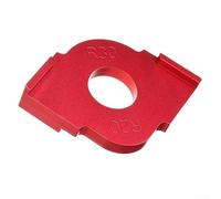 Gabarit de rayon d'angle en alliage d'aluminium pour le travail du bois - pour guides de rayon R5-R25 gravés CNC, finition oxydée, pour une garniture et un routage faciles à utiliser (R20-R30)