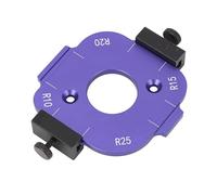 Gabarit de Rayon de Coin Rond, Gabarit de Rayon de Coin Rond, Positionnement en Alliage, Coupe-Bordure pour Le Travail du Bois, Gabarit d'angle en Aluminium pour R15 R10,