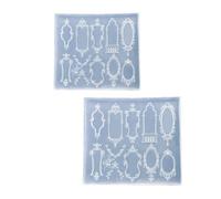 Gabarit de sculpture en silicone élastique avec relief pour accessoires création nail art silicone