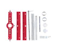 Gabarit de tenon-mortaise, kit de gabarit de chevillage pour le travail du bois, système de tenon libre à centrage automatique avec localisateur de poinçon pour un alignement