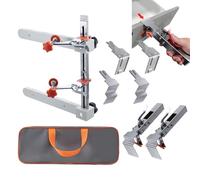 Gabarit de tiroir en acier inoxydable facile à monter | Dispositif d'alignement de tiroir pour porte intérieure, boîte à outils, table de chevet, cuisine, menuiserie