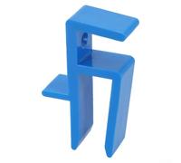 Gabarit de travail du bois pour installation d'armoire de 16 à 18 mm, outil de fixation de tableau de menuiserie pour montage de meubles et unités de cuisine, guide de traçage ABS bleu