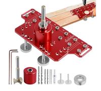 Gabarit de trou poche en d'aluminium, charnière d'armoire verrouillage précis Gabarits d'accessoires pour outils électriques matériel résistant l'usure,Gabarit t