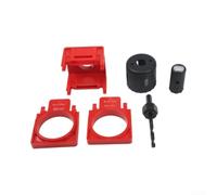 Gabarit de verrouillage de porte pour portes en bois - Modèle de guidage | Convient aux portes en bois de 3,5 à 5,1 à 1,9 cm d'épaisseur, guide en plastique réglable, précis pour l'alignement des