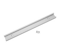 Gabarit de voie à onglet en alliage d'aluminium, dalle coulissante NON POROUS, outil de travail du bois pour atelier (Goulotte de 0,3 m avec visserie inox)