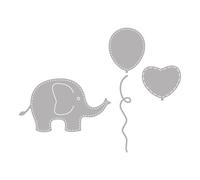 Gabarit Découp. Kit: Baby Elephant, 2,1 - 8,5cm, 4 Pces