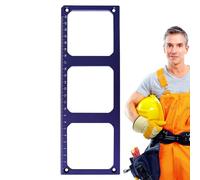Gabarit d'Encoche pour Prises | Outil De Coupe Aluminium Type 86 - Coupe-Trou Pour Prise,pour Ouvriers du Bâtiment Électriciens Propriétaires Charpentiers Bricoleurs Entrepreneurs Ébénistes