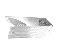 Gabarit d'encoche professionnel pour tube carré avec guide parallèle réglable pour le travail du bois et la fabrication de métaux à double usage