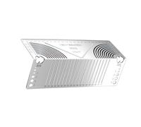 Gabarit d'encoche professionnel pour tube carré avec guide parallèle réglable pour le travail du bois et la fabrication de métaux Outil de marquage de ligne parallèle