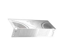 Gabarit d'encoche professionnel pour tube carré avec guide parallèle réglable pour le travail du bois et la fabrication de métaux à double usage