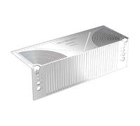 Gabarit d'encoche professionnel pour tube carré avec guide parallèle réglable pour le travail du bois et la fabrication de métal, angles réglables, outil de marquage de courbes en acier