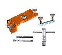 Gabarit d'extrusion en aluminium - Guide de robinet de type 20/30/40, positionnement précis | Assistant de coupe de garde-corps pour la construction, l'installation de meubles, câbles, travail du bois