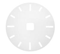 Gabarit D'horloge en Acrylique 10 Pouces pour DIY Bois | 12 Repères, Poche pour Mouvement, Trou Central Standard, Bords Polis, Usage Atelier