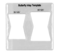 Gabarit D'incrustation de Papillon pour le Travail du Bois, Kit de Gabarit de Routeur à Nœud Papillon Décoratif, Solution D'assemblage de Bois, Outils de Réparation de Meubles en