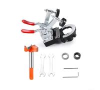 Gabarit d'installation de charnière d'armoire de 35 mm avec triple couches de bague de perçage et système de verrouillage à double roulement pour un perçage précis et stable (version à deux lames)