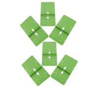 Gabarit D'installation de Charnière Invisible 6 Pièces | Alignement Précis, Perçage Soigné, Usage Bricolage Cuisine, Plastique Vert, pour Charnières