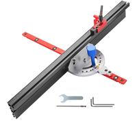 Gabarit d'onglet VEVOR Scie circulaire de table 450 mm Miter Gauge Mise à longueur Guide d'angle