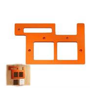 Gabarit d'ouverture de douille d'interrupteur, outil de gabarit de matériel d'armoire, 70 x 70 mm, gabarit de boîte inférieure, outil d'ouverture de trou de boîte de commutateur en alliage d'aluminium