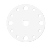 Gabarit En Acrylique Transparent Précis, 40 Cm, Motif À Trous Circulaires | Circulaire, Pochoir, pour Atelier