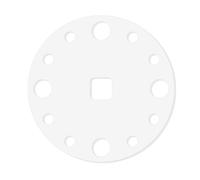 Gabarit En Acrylique Transparent Robuste, 30 Cm, Motif À Trous Circulaires | Précis, Gabarit Défonceuse pour Horloge, Clair, Modèle, Travail du Bois, Bricoleurs, Menuisiers