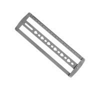 Gabarit en cuir avec motifs ronds pour un placement constant des trous de 18 à 48 mm Outil de guide de travail du cuir