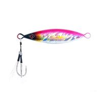 Gabarit en métal à chute lente 100 g pour jigging vertical en eau salée Bateau et coulée à terre Compatible avec les prédateurs en eau profonde (100 g 5#)