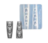 Gabarit en silicone pour décoration d'ongles, poupées en relief, accessoires pour ongles, moule à ongles