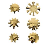 Gabarit Fabrication D'ongles Français 6 Pièces en Acier Inoxydable
