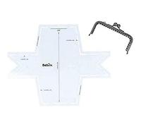 Gabarit+Fermoir Porte-Monnaie Rectangle 10 cm