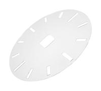 Gabarit Horloge Acrylique 8 Pouces Rond pour Défonceuse, DIY | Alignement Central Précis, 12 Repères de Chiffres, Bords Polis, pour Ateliers Bois et Moulage Époxy