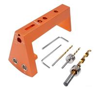 Gabarit Perçage Coulisses Tirant 15° Précision | Perçage pour précis à 15°, six trous exacts, installation fluide, compatible coulisses cachées, gain de temps