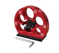Gabarit Percage Coupe-gabarit for fabricant de chevilles à 5 trous 25 40 mm | Perceuse électrique réglable, fraisage de tige ronde, outil auxiliaire en bois