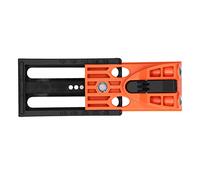 Gabarit Perçage Pocket Hole Jig, ABS Ajustable 12-38mm, Haut Rendement, Échelle Métrique et Impériale, Pour Bois 9,5mm