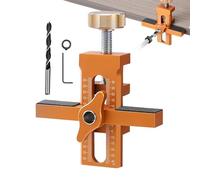 Gabarit Pose Portes Meuble - Kit Réglable Installation Mobilier | Outil Perçage Coulisse Tiroir | Alignement Précis Charnières Fixation Durable pour Rénovation Cuisines Commerces