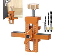 Gabarit Pose Portes Meuble - Kit Réglable Installation Mobilier | Outil Perçage Coulisse Tiroir | Alignement Précis Charnières Fixation Durable pour Rénovation Cuisines Commerces