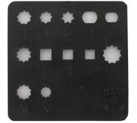 Gabarit pour identification de l'adaptateur à utiliser avec le renvoi d'angle universel 160-2042 pour débroussailleuse à dos