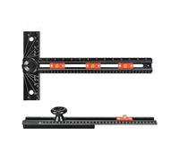 Gabarit pour poignée armoire,Positionnement perçage en T | Gabarit poignée tiroir et guide perçage | Pour menuisier, rénovateur, entrepreneur, bricoleur, cuisine, salle de bain, bureau, maison,