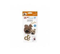 Gabarit Pour Pompon Charlie L'ours - Prym Marron