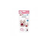 Gabarit pour pompon Percy le cochon - Prym(...) - Rose Rose G