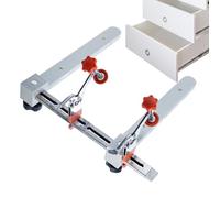 Gabarit Pour Quincaillerie D'armoire - Guide de Perçage Réglable pour les Poignées de Meuble - avec Serre-Joint Magnétique Et Rail Inox Réglable pour Meuble Cuisine Rangement Perceuse Atelier Aménagem