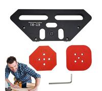 Gabarit Pour Rayon De Coin De Défonceuse - Gabarits pour Fraises de Défonceuse à Coins Arrondis,Pochoir Guide de Coupe d'Arc Léger Outils Manuels pour les et les Projets de Menuiserie incluant les Bor