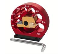 Gabarit réglable de 8 à 20 mm avec cutter en métal pour le travail du bois, perceuse électrique, cheville de fraisage, tige ronde, outil auxiliaire