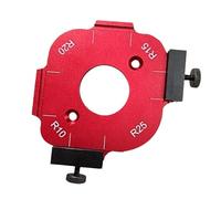 Gabarit Rond Pour Toupie, Gabarit D'angle De Routeur, Gabarit D'angle, Gabarits De Défonceuse À Rayon, Routage Sécurisé D'un Demi-coin Avec Pince Amovible Pour Le Travail Du Bois