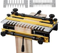 Gabarit VEVOR pour queue d'aronde, largeur 12 pouces, gabarit de fraisage pour queue d'aronde avec 4 fraises et 3 gabarits, alignement précis du gabarit pour queue d'aronde, outils de fraisage pour te