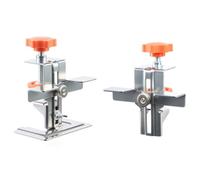 Gabarits d ' installation pour portes d ' armoires, acier, 2pcs set | Guide de perçage à longueur réglable pour un positionnement facile et pratique, des conceptions d ' installation