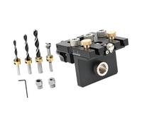 Gabarits de cheville 3 en 1 universels pour le travail du bois - Guide de perçage de trous