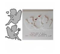 Gabarits de découpe et de gaufrage en métal « Anges et Démons » for Noël, for cartes, albums de scrapbooking, albums photo et décorations à faire soi-même.