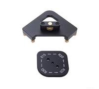 Gabarits de défonceuse d'angle pour le travail du bois en alliage d'aluminium outils de précision pour angles ronds et biseautés (R15-20-25-30)