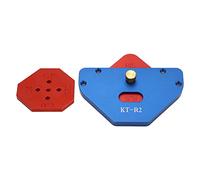 Gabarits de fraisage de rayon d'angle 8 en 1 R15 R20 R25 R30 C15 C20 C25 C30 Gabarit rond en alliage d'aluminium pour routeur à bois